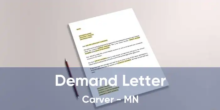 Demand Letter Carver - MN