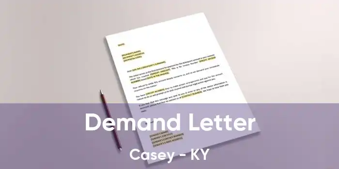 Demand Letter Casey - KY