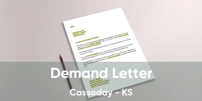 Demand Letter Cassoday - KS