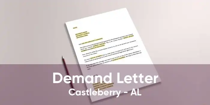 Demand Letter Castleberry - AL