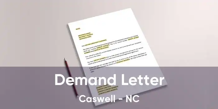 Demand Letter Caswell - NC