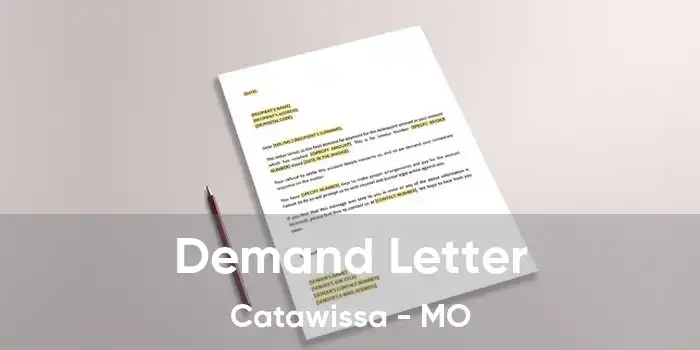 Demand Letter Catawissa - MO