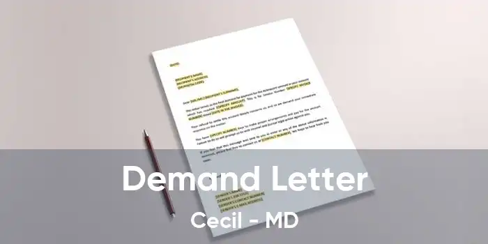 Demand Letter Cecil - MD