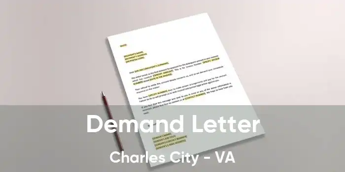 Demand Letter Charles City - VA