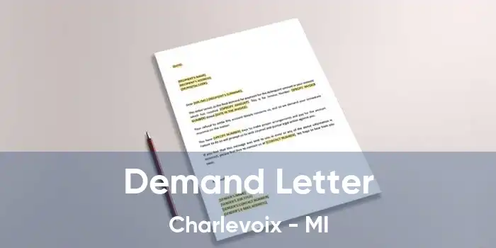 Demand Letter Charlevoix - MI