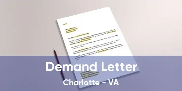 Demand Letter Charlotte - VA