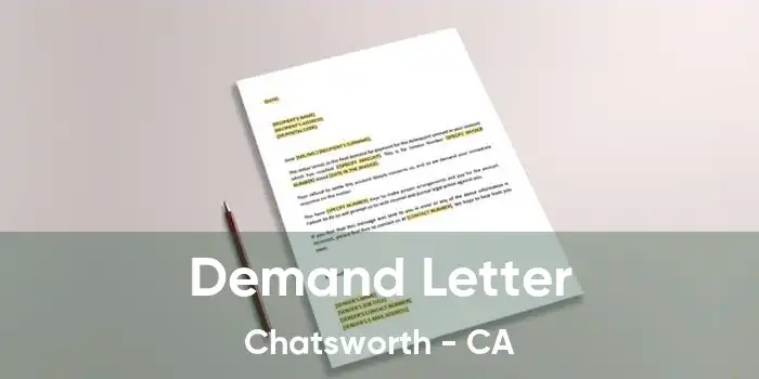 Demand Letter Chatsworth - CA