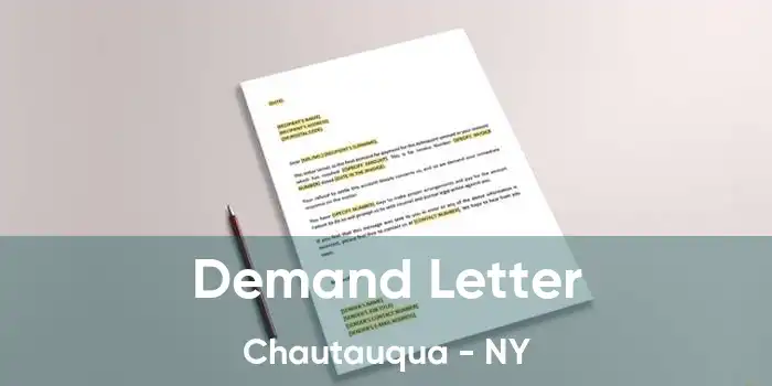 Demand Letter Chautauqua - NY