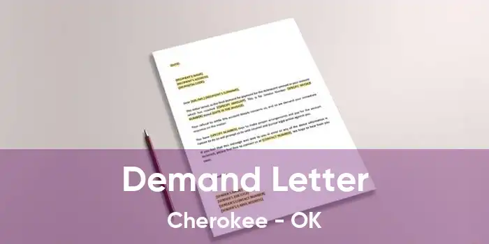 Demand Letter Cherokee - OK