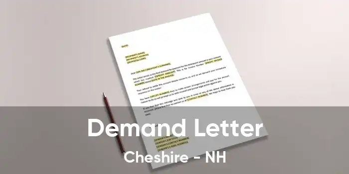 Demand Letter Cheshire - NH