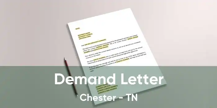 Demand Letter Chester - TN