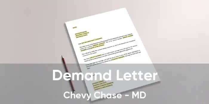 Demand Letter Chevy Chase - MD