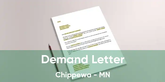 Demand Letter Chippewa - MN