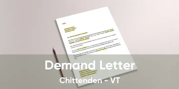 Demand Letter Chittenden - VT