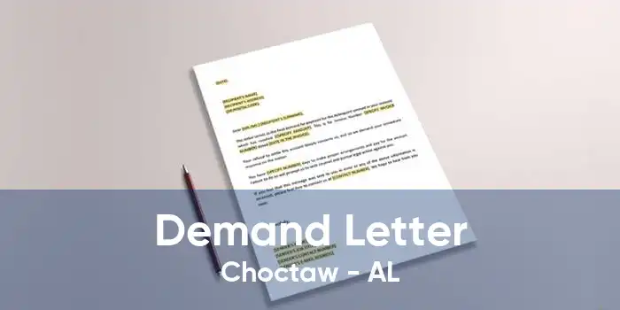 Demand Letter Choctaw - AL