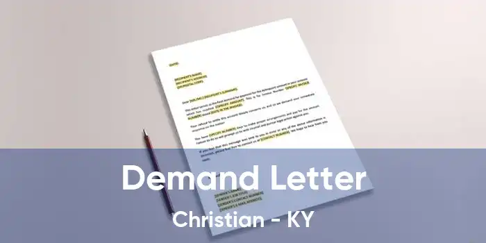 Demand Letter Christian - KY