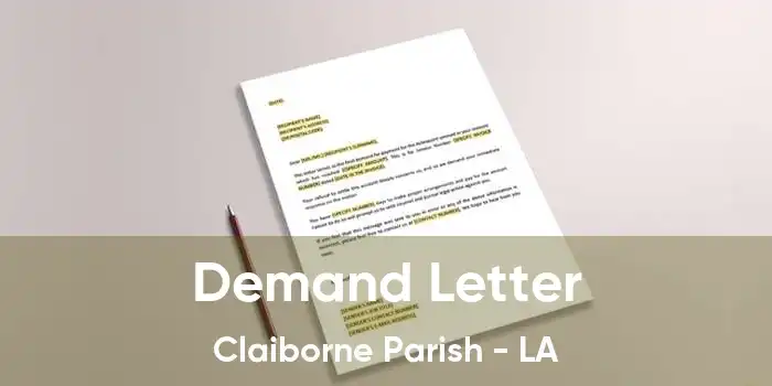 Demand Letter Claiborne Parish - LA