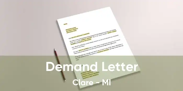 Demand Letter Clare - MI