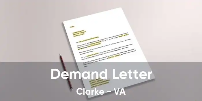 Demand Letter Clarke - VA