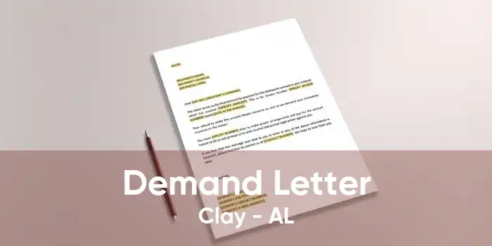 Demand Letter Clay - AL