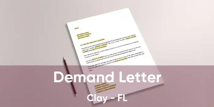 Demand Letter Clay - FL