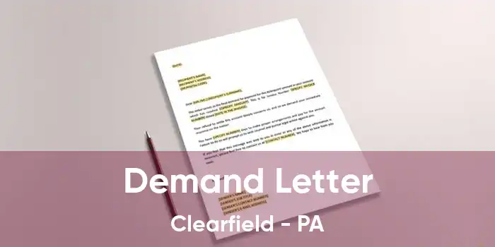 Demand Letter Clearfield - PA