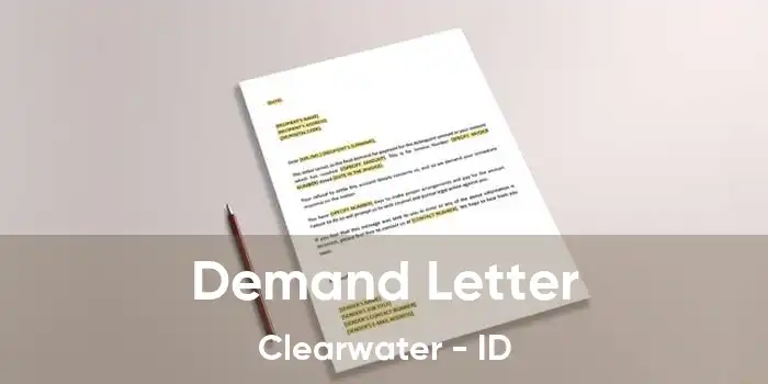 Demand Letter Clearwater - ID