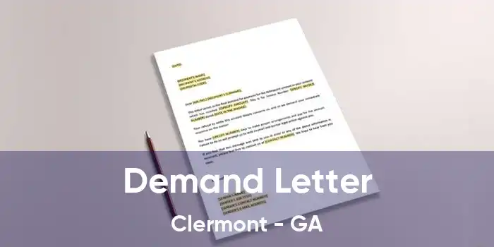 Demand Letter Clermont - GA