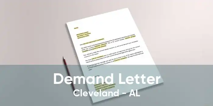 Demand Letter Cleveland - AL