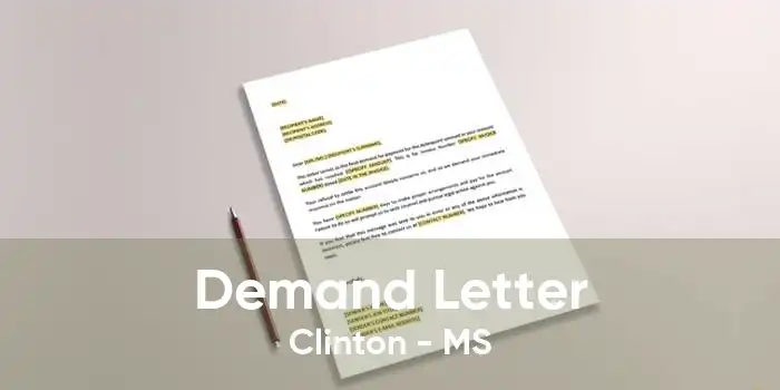 Demand Letter Clinton - MS