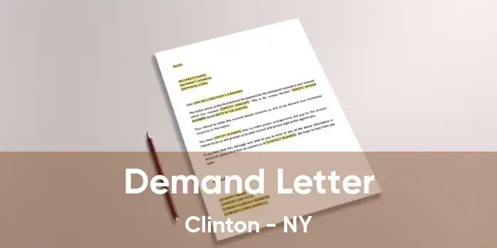 Demand Letter Clinton - NY