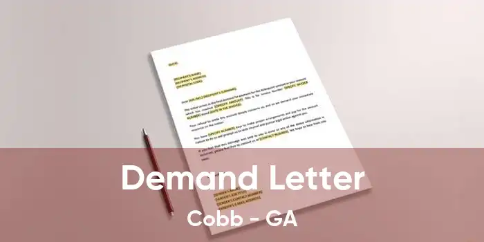 Demand Letter Cobb - GA