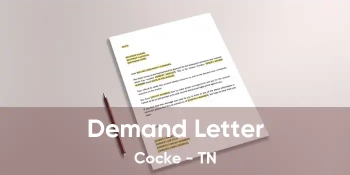 Demand Letter Cocke - TN