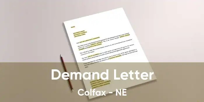 Demand Letter Colfax - NE