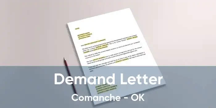 Demand Letter Comanche - OK