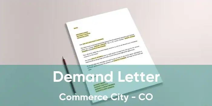 Demand Letter Commerce City - CO