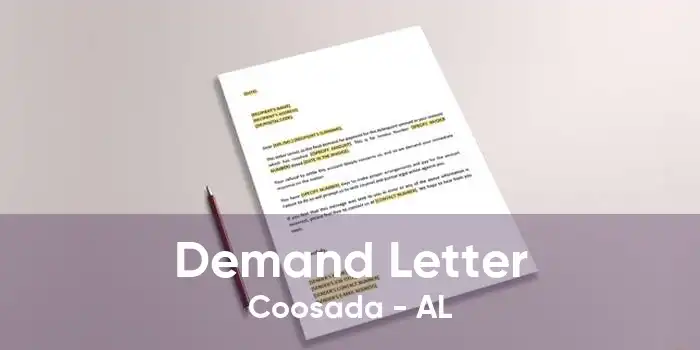 Demand Letter Coosada - AL