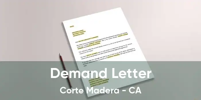 Demand Letter Corte Madera - CA