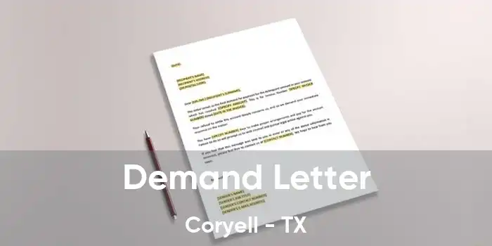 Demand Letter Coryell - TX