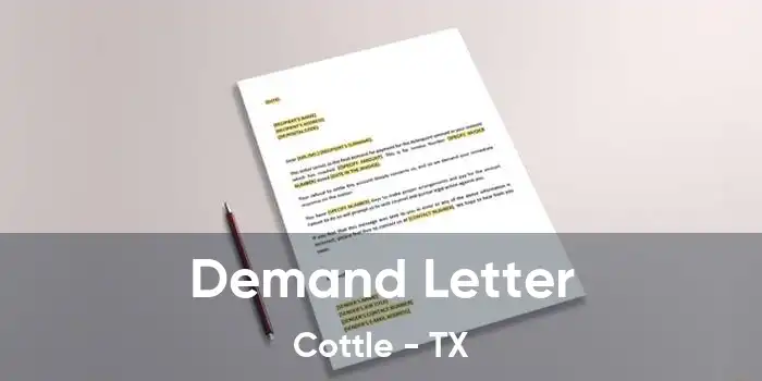 Demand Letter Cottle - TX