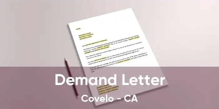 Demand Letter Covelo - CA