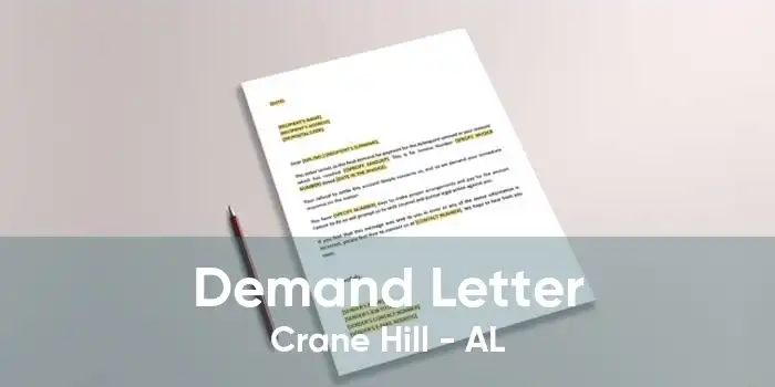Demand Letter Crane Hill - AL