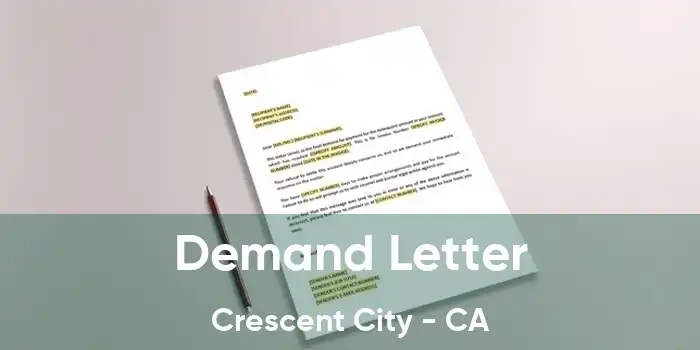 Demand Letter Crescent City - CA