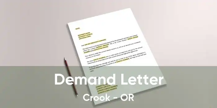 Demand Letter Crook - OR