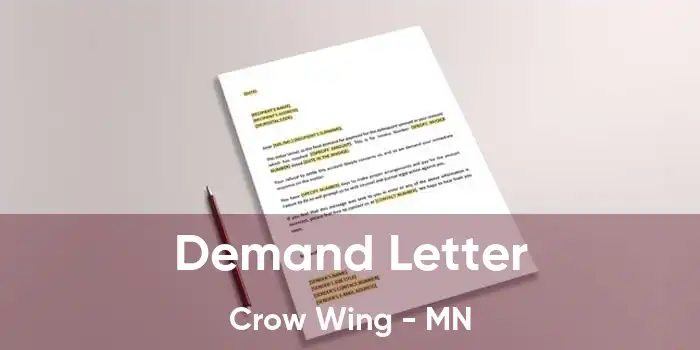 Demand Letter Crow Wing - MN