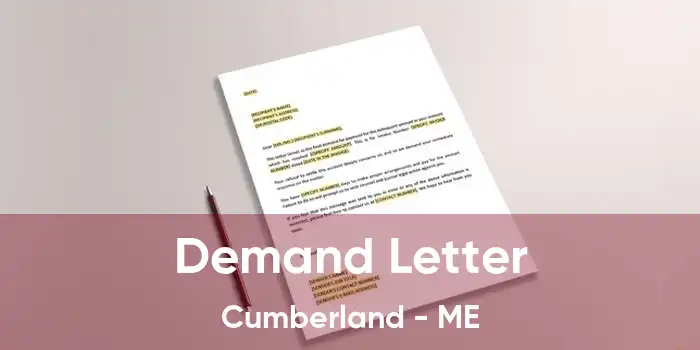 Demand Letter Cumberland - ME