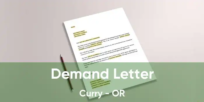 Demand Letter Curry - OR