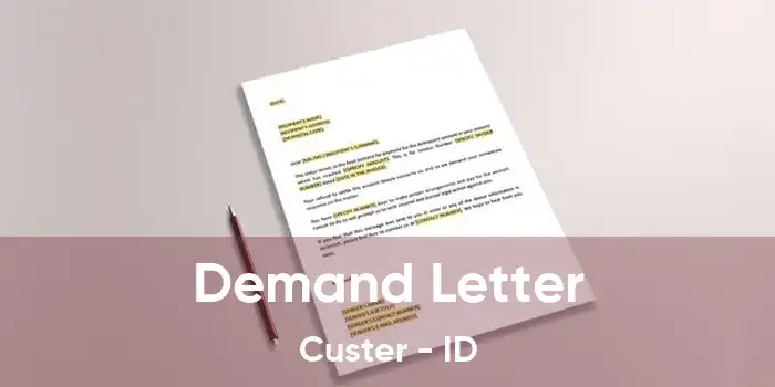  Demand Letter Custer - ID