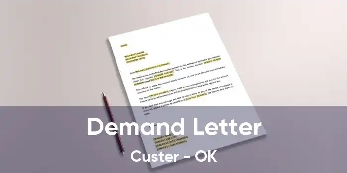 Demand Letter Custer - OK