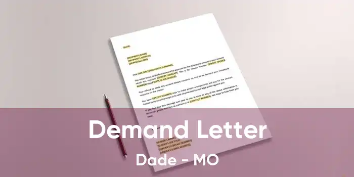 Demand Letter Dade - MO